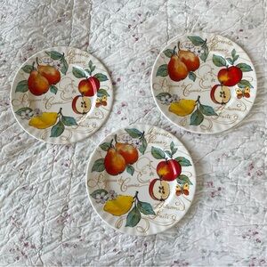 Vintage Roy Kirkham Salad Plates Bundle of 3 Stunning!